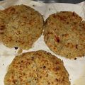 El cooksnap de Marisol cuando hizo Hamburguesas de lentejas.