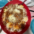 El cooksnap de Lore Diaz cuando hizo Sorrentinos Jamón y Muzzarella o Queso - Masa y Relleno.