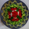 کوک اسنپ نگارانِه🤍 🐚 بعد از امتحان کردن گل رز با پوست گوجه فرنگی مناسب دیزاین.