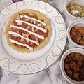 Madiha Kamran's cooksnap of when they made Gajar ka Halwa Tart / Tart without oven.