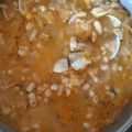 El cooksnap de Paco Medina cuando hizo Judías blancas de bote con almejas.