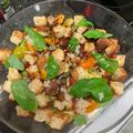 El cooksnap de ana valladares cuando hizo Ensalada panzanella típica de la toscana italiana.