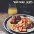 Cooksnap Nur Dhunaa AB Maleq semasa beliau membuat Nasi hujan panas.