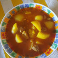 El cooksnap de Juan Manuel cuando hizo Estofado de patatas con magro de cerdo y champiñones.