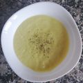 El cooksnap de Vanessa Ruse cuando hizo Gazpacho de pepino y manzana.