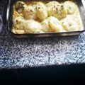 El cooksnap de Oscar Fernando Gomez cuando hizo Papas a la crema gratinadas.