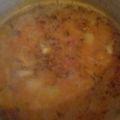 El cooksnap de Sol Espinosa cuando hizo Sopa de pescado y fumet de langostinos.