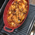 El cooksnap de Lourdes cuando hizo Alitas de pollo en salsa barbacoa Thermomix.