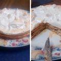 El cooksnap de Analia_ Pelozo cuando hizo Rogel clásico (con tapas de empanadas).