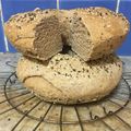 El cooksnap de cristinarecetas cuando hizo Pan lactal integral con semillas y avena.
