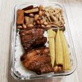 Bara烘培新手 的 滷肉豆干油豆腐便當 cooksnap