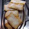El cooksnap de nora medina nuñez cuando hizo Pasteles hojaldrados😁rellenos de dulce de leche y membrillo☺.
