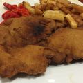 El cooksnap de Marieta cuando hizo Ternera empanada con salsa de naranja.
