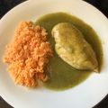 El cooksnap de Marcos Tobias-Grimaldo cuando hizo Pechugas de Pollo en salsa verde.