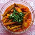 Sangita Vyas's cooksnap of when they made સરગવાની શીંગ અને બટાકાનું શાક (Sargva and Potato Shak Recipe in Gujarati).