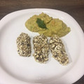 El cooksnap de Cintia Pla Garcia cuando hizo Croquetas al horno de champiñones con quinoa y paté de aguacate crudivegano. (Vegano y crudivegano).