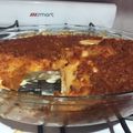 El cooksnap de Emilia Aguilar cuando hizo Lasagna. Relleno: jamón y queso + salsa bechamel.