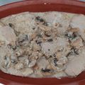 El cooksnap de Luis cuando hizo Filete de lomo de cerdo con salsa de champiñones portobello.