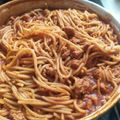 El cooksnap de Indra Guzmán cuando hizo Spaghetti rojo con carne molida!! 🤤.