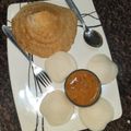 Sonia Kriplani,,,'s cooksnap of when they made Khameer Idli sambhar.