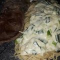 El cooksnap de Neli Mojica cuando hizo Salsa de verdeo .