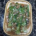 Cooksnap RH Kitchens semasa beliau membuat Sawi Pakchoy Sos Tiram.