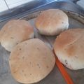 El cooksnap de Agustina Braña cuando hizo Pan para hamburguesas.