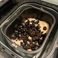 El cooksnap de Amalia RC cuando hizo Pan rápido con aceitunas panificadora Moulinex Pain Doré.