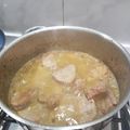 El cooksnap de María Rodríguez Camba cuando hizo Solomillo con salsa de almendras.