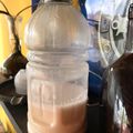 El cooksnap de Pedro Angel Lazarte cuando hizo Leche de almendras.