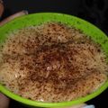 El cooksnap de Camila Acosta cuando hizo Postre "serenito"casero de leche en polvo.