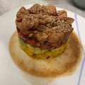 El cooksnap de Kt Palomino cuando hizo Tartar de salmón y aguacate.