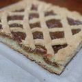 El cooksnap de Laura Aran cuando hizo Pastafrola con dulce de membrillo.