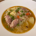 El cooksnap de Noemi cuando hizo Patatas guisadas con longaniza vegana.