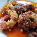 El cooksnap de Noemí cuando hizo Gambas al ajo y pimentón.