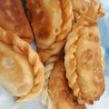 El cooksnap de Mari Cab cuando hizo Empanadas con soja texturizada.