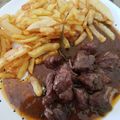 El cooksnap de Isa Acosta cuando hizo Carrilleras de cerdo en salsa de vino tinto.