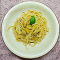 il Erica Barbero quando ha preparato Linguine con cozze e crema di zucchine