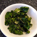 El cooksnap de Lilian Mendez cuando hizo Kale chips.