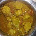 Srivastava Neha's cooksnap of when they made Gatte Ki Sabzi.