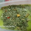Cooksnap dari Dapur Inyak Cakes untuk resep Daun ubi tumbuk khas Medan Sumatera Utara
