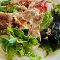 astor's cooksnap of when they made ☆サラダうどん☆.