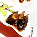 کوک اسنپ مهدیه کولیوند بعد از امتحان کردن دلمه بادمجان.