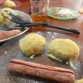 El cooksnap de Valentina Jaime cuando hizo Bombas de papa rellenas.