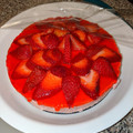 Brian's cooksnap of when they made Strawberry mousse cake.