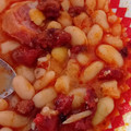 El cooksnap de Nuria Gonzalez cuando hizo Alubias blancas guisadas tipo fabada asturiana.