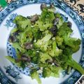 青 的 綠花椰菜炒洋菇 cooksnap