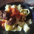 El cooksnap de Lucia Peralta cuando hizo Fideos caseros.