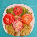 El cooksnap de Kimberly Gómez cuando hizo Tomate Relleno.