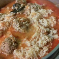 El cooksnap de sofia cuando hizo Albóndigas con arroz.
